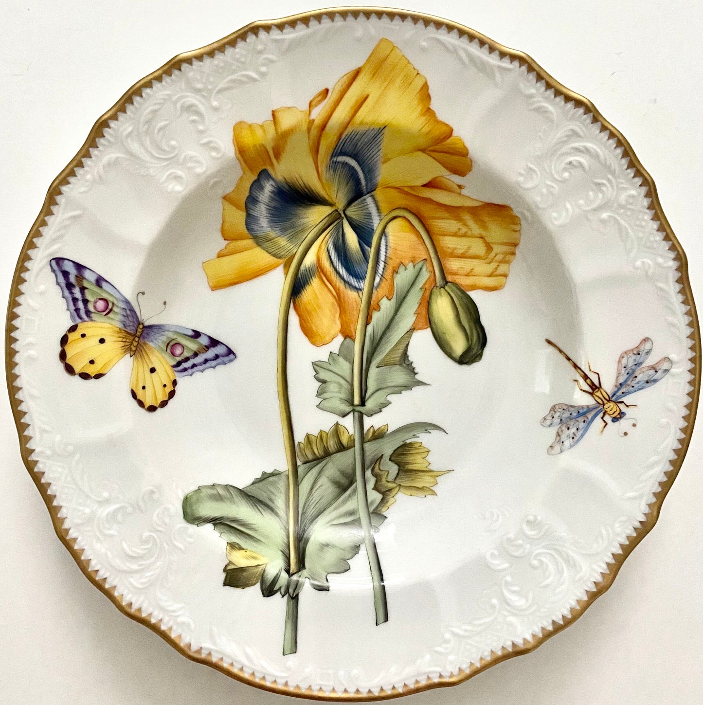 RE2 - Botanical Art Soup/Pasta Plate