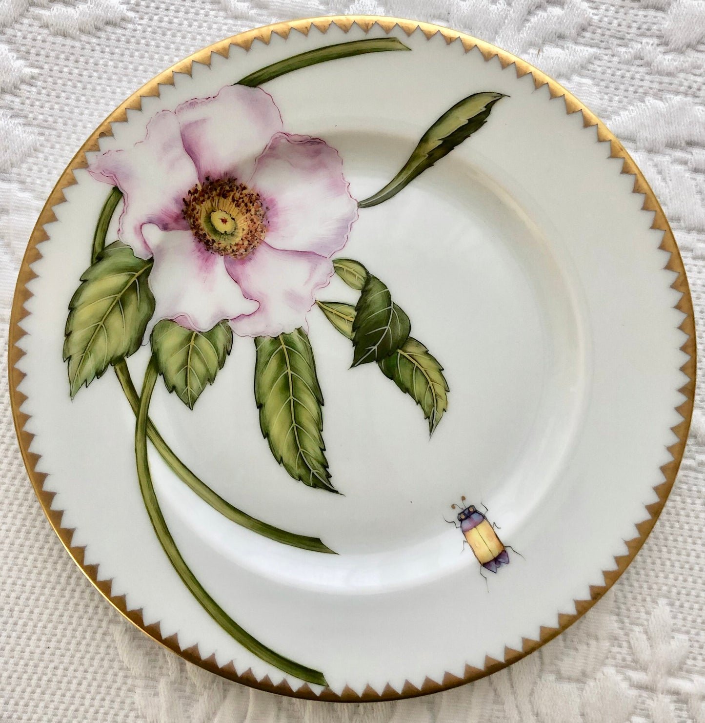 PE4 - Peony Bread and Butter Plate