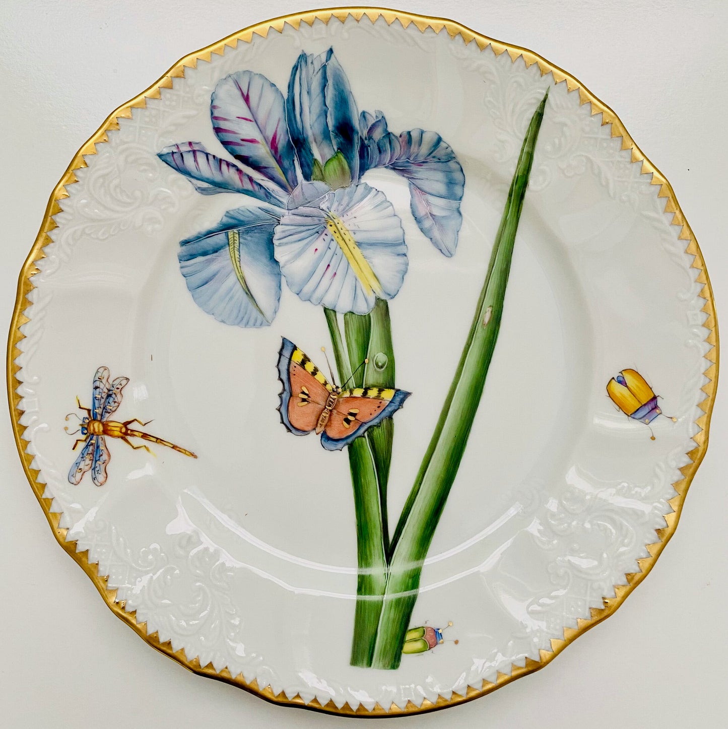 IFSP1 - Iris Flower Salad/Dessert Plate