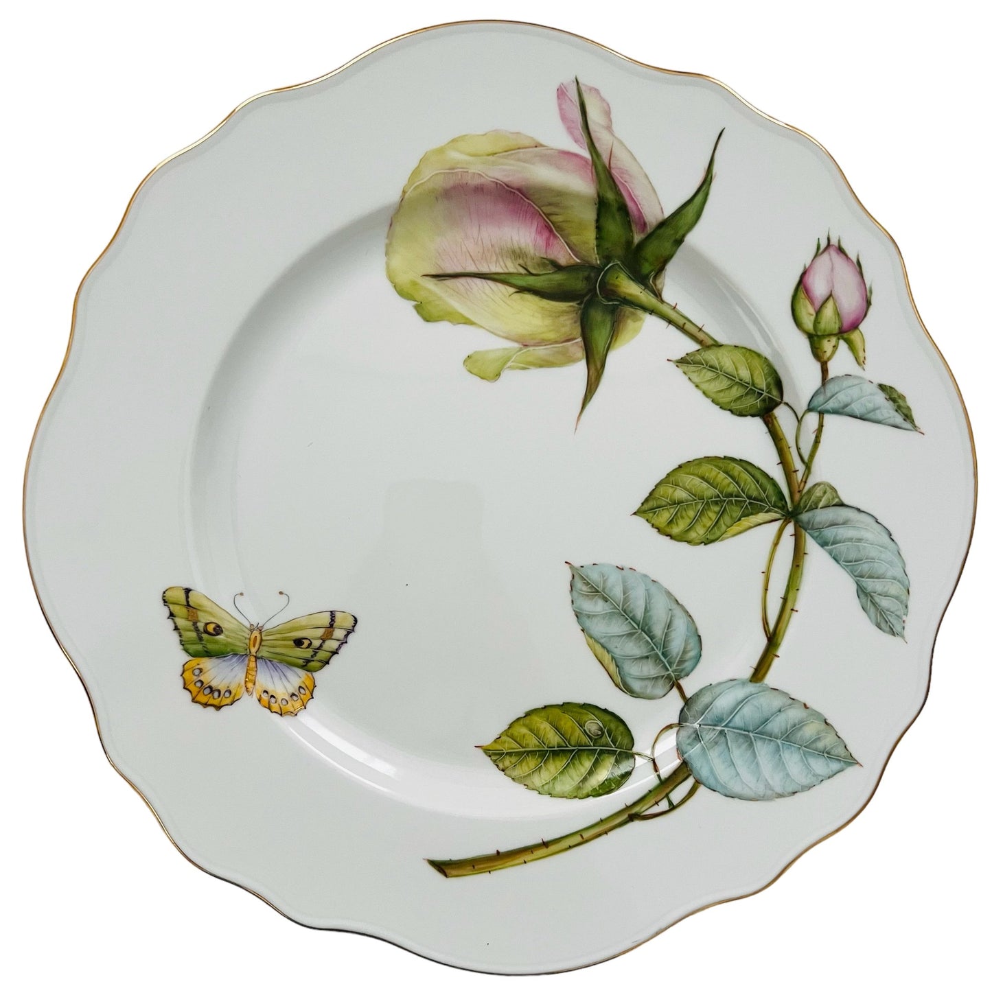 RO8 - Rose Dinner Plate
