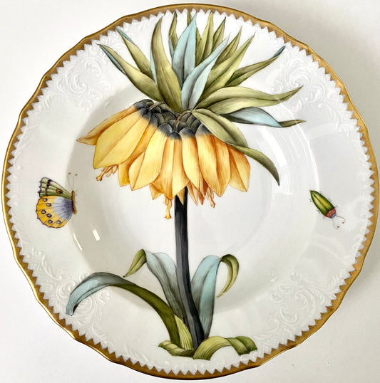 TX14 - Botanical Art Soup/Pasta Plate