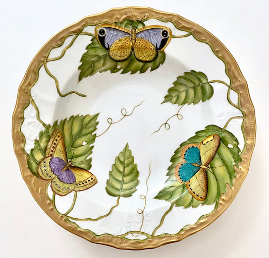 VL2B - Art Nouveau Butterfly Soup/Pasta Plate