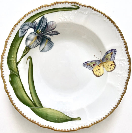 AW207  - Botanical Art Soup/Pasta Plate