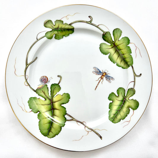 GL1 - Green Leaves Dinner Plate