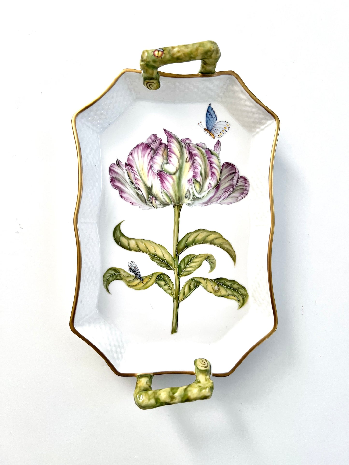 RG5 - Parrot Tulip Tray with Handles