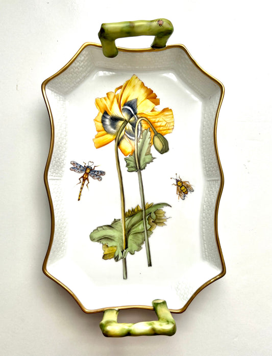 RG17 - Yellow Poppy Tray with Handles