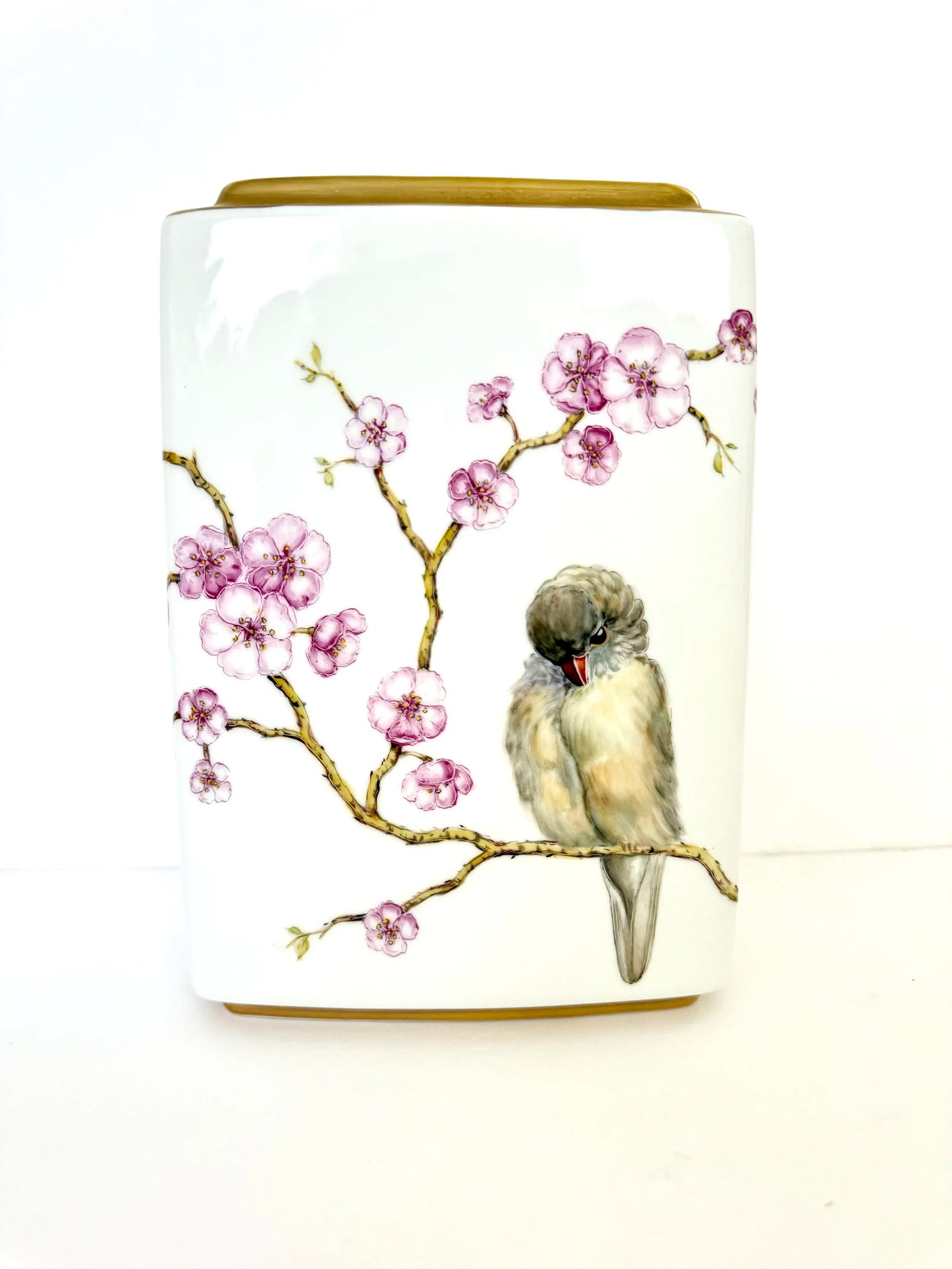 WE77 - Cherry Blossom Bird Vase