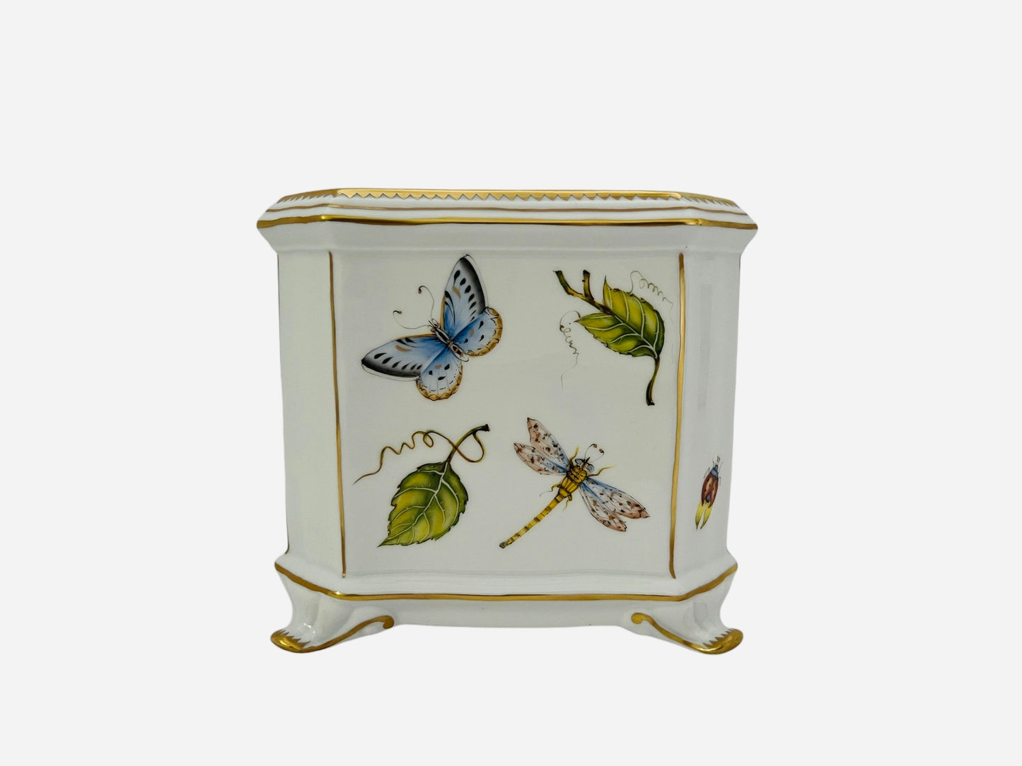 KM68 - Floral Square Cachepot