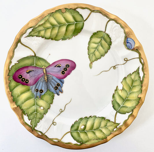 VL3 - Exotic Butterfly Salad/Dessert Plate