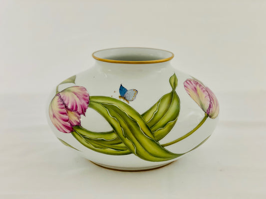 M388 - Pink Tulip Low Vase