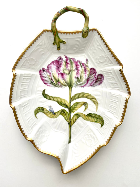 PTL1 - Parrot Tulip Leaf Shaped Dish