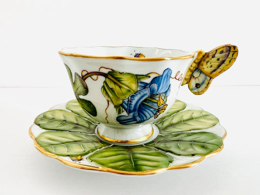 BH45 - Butterfly Handle Cup and Saucer