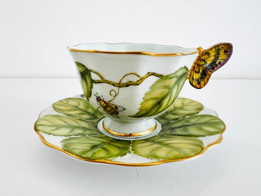 BH47 - Butterfly Handle Cup and Saucer
