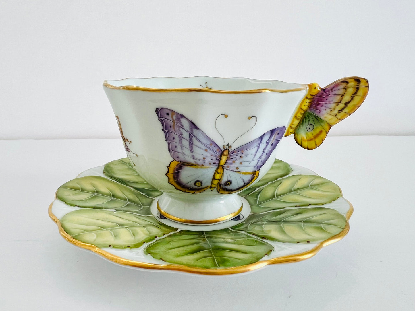 BH48 - Butterfly Handle Cup and Saucer