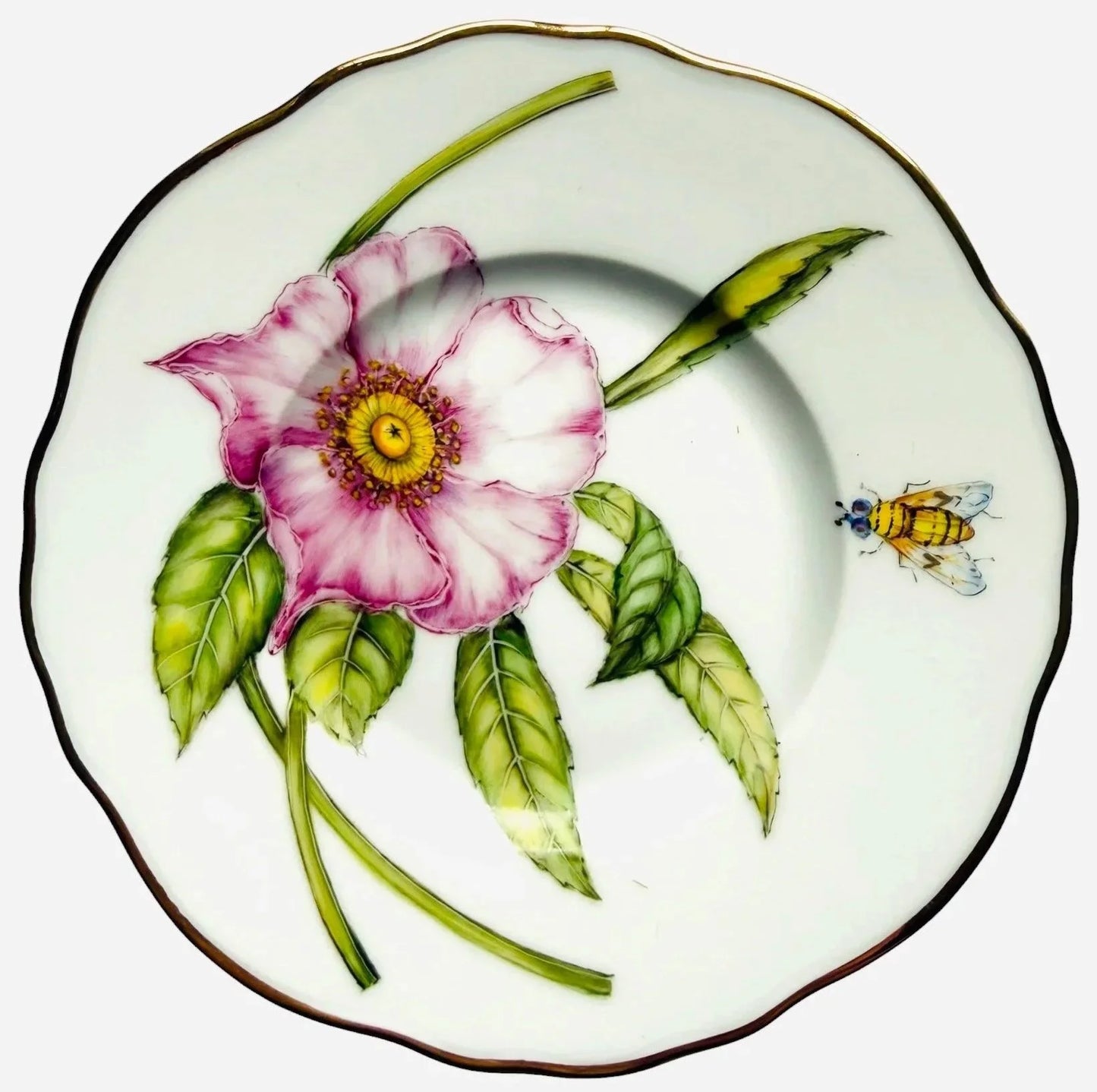 PE4S - Peony Bread and Butter Plate