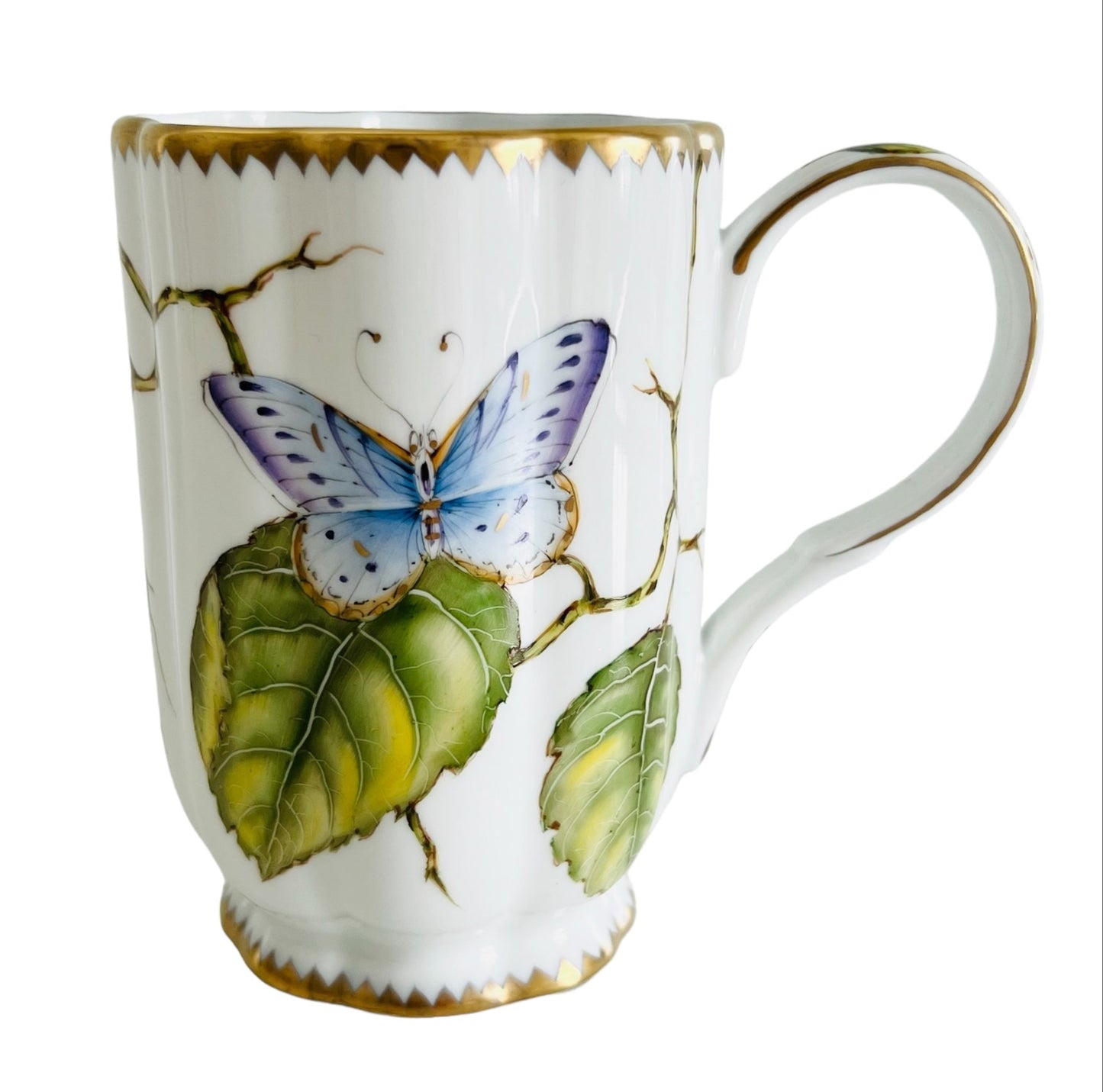 MU1 - Green Leaves Mug
