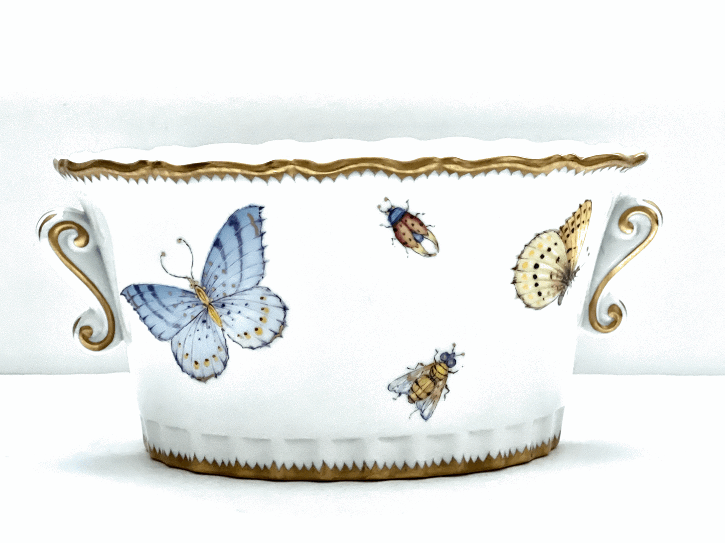 PE8 - Peony Oval Cachepot/Planter