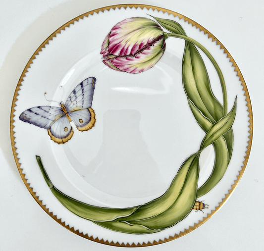 PT3 - Pink Tulip Salad/Dessert Plate