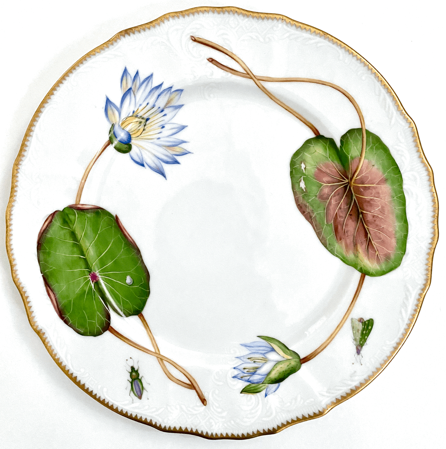 851 - Seascape - Waterlily Dinner Plate