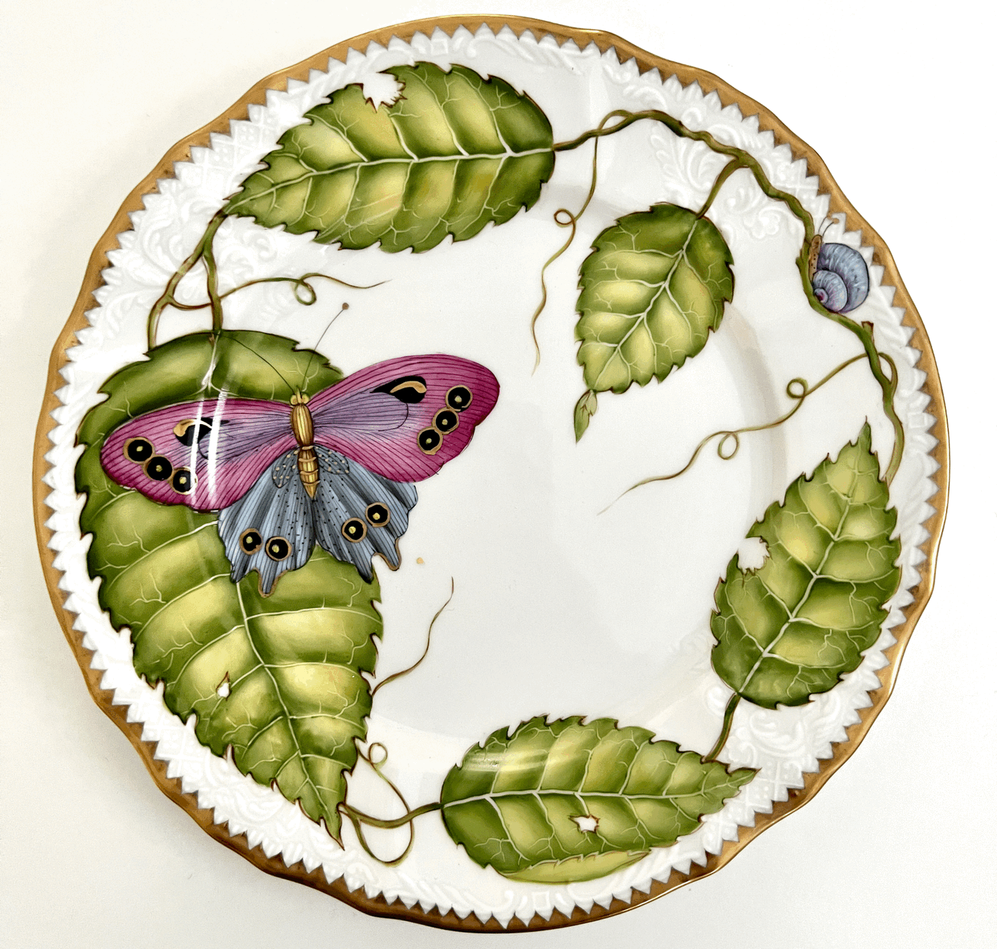 VL3A - Exotic Butterflies Salad/Dessert Plate