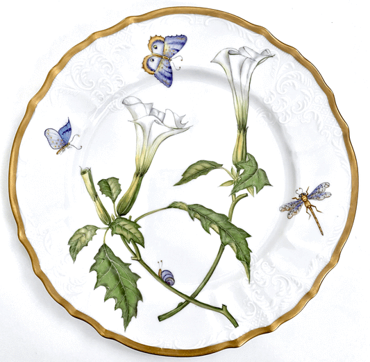 MWF1 - White Flower Dinner Plate