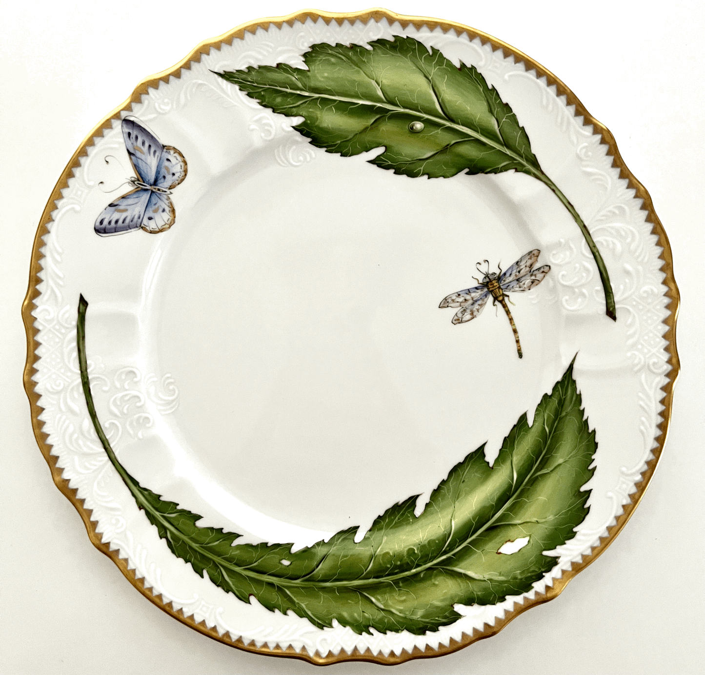 L1 - Green Leaf Dinner Plate