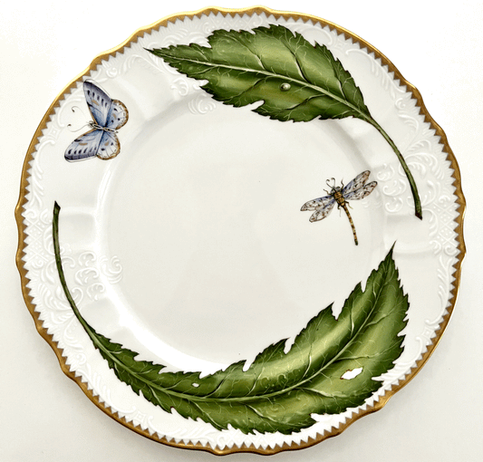 L1 - Green Leaf Dinner Plate