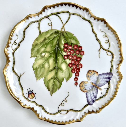 K12H - Red Berry Bread and Butter/Appetizer Plate